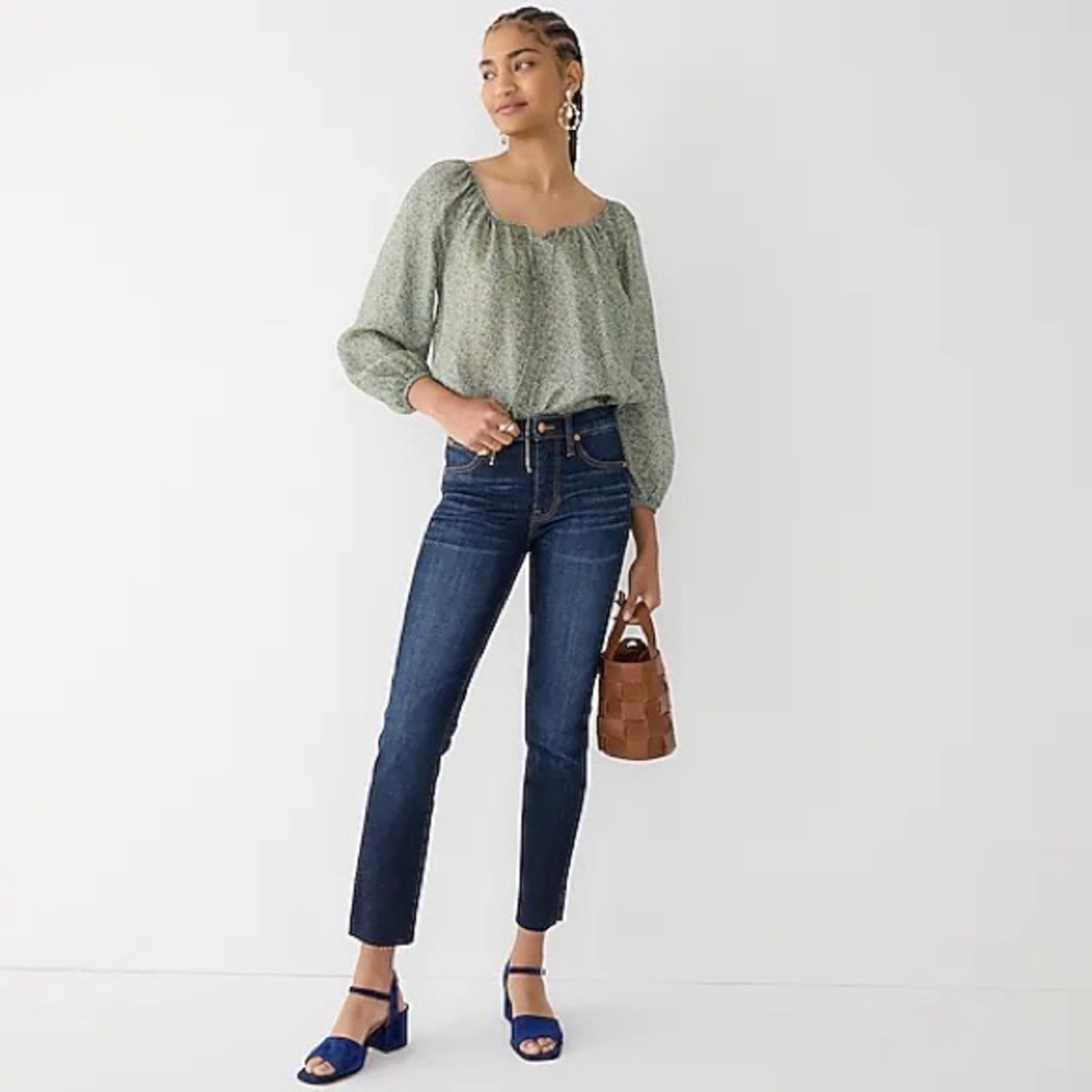 NWT J Crew High Rise Classic Straight Jean